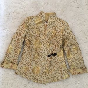 Fancy oriental print blazer
